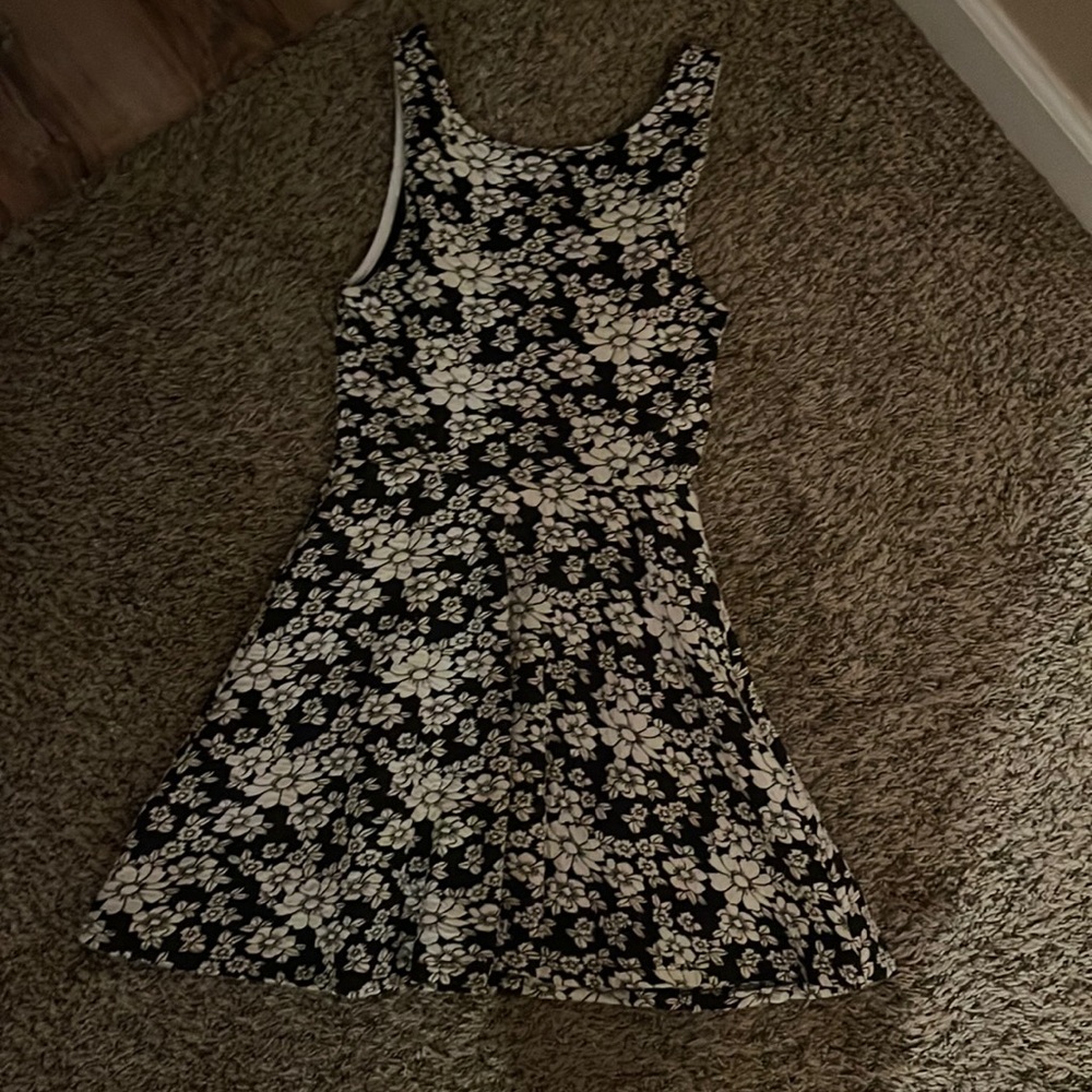 Flower short dress